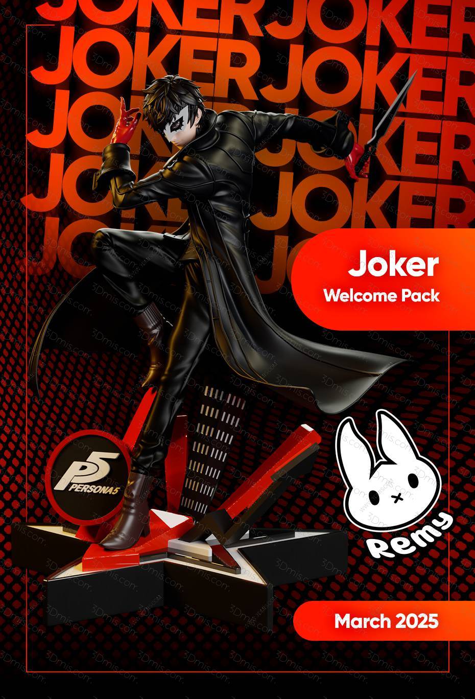 P站图纸印象馆 女神异闻录 雨宫莲 女神异闻录 雨宫莲