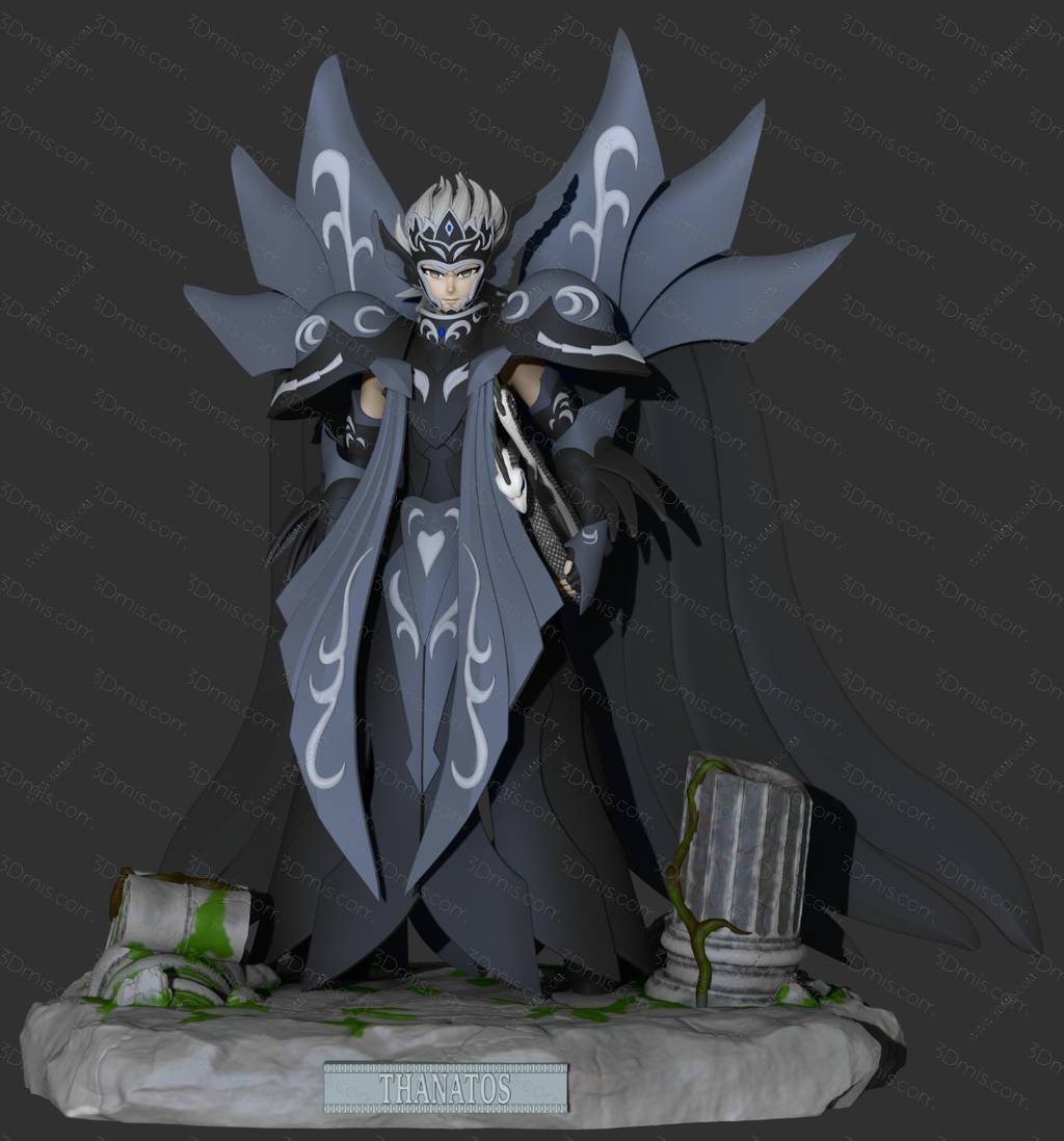 P站图纸印象馆 圣斗士星矢 塔纳托斯 圣斗士星矢 塔纳托斯