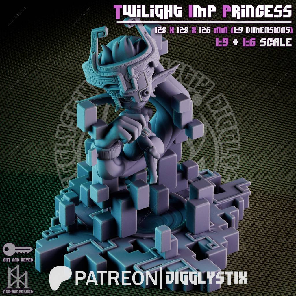 P站图纸印象馆 Jigglystix 塞尔达传说 米德娜 Jigglystix 塞尔达传说 米德娜