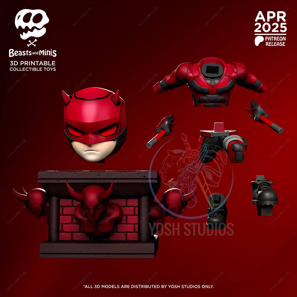 P站图纸印象馆 Yosh 漫威 夜魔侠 Yosh 漫威 夜魔侠