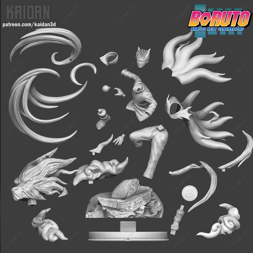 P站图纸印象馆 Kaidan 火影忍者 鸣人重粒子模式 Kaidan 火影忍者 鸣人重粒子模式