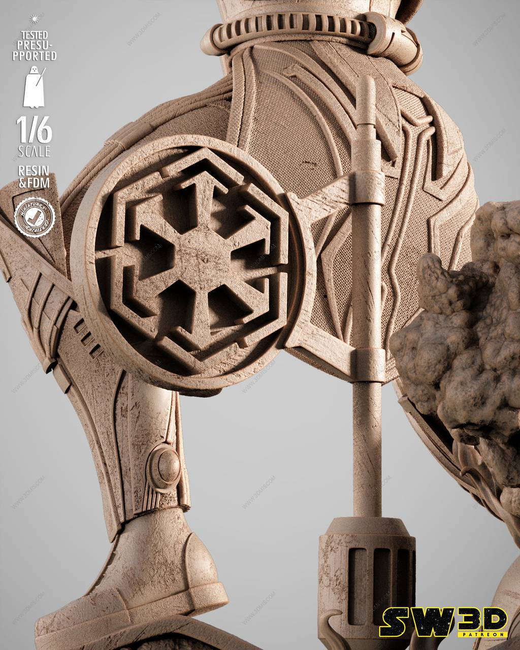 P站图纸印象馆 SW3D 星球大战 达斯·马尔 SW3D 星球大战 达斯·马尔