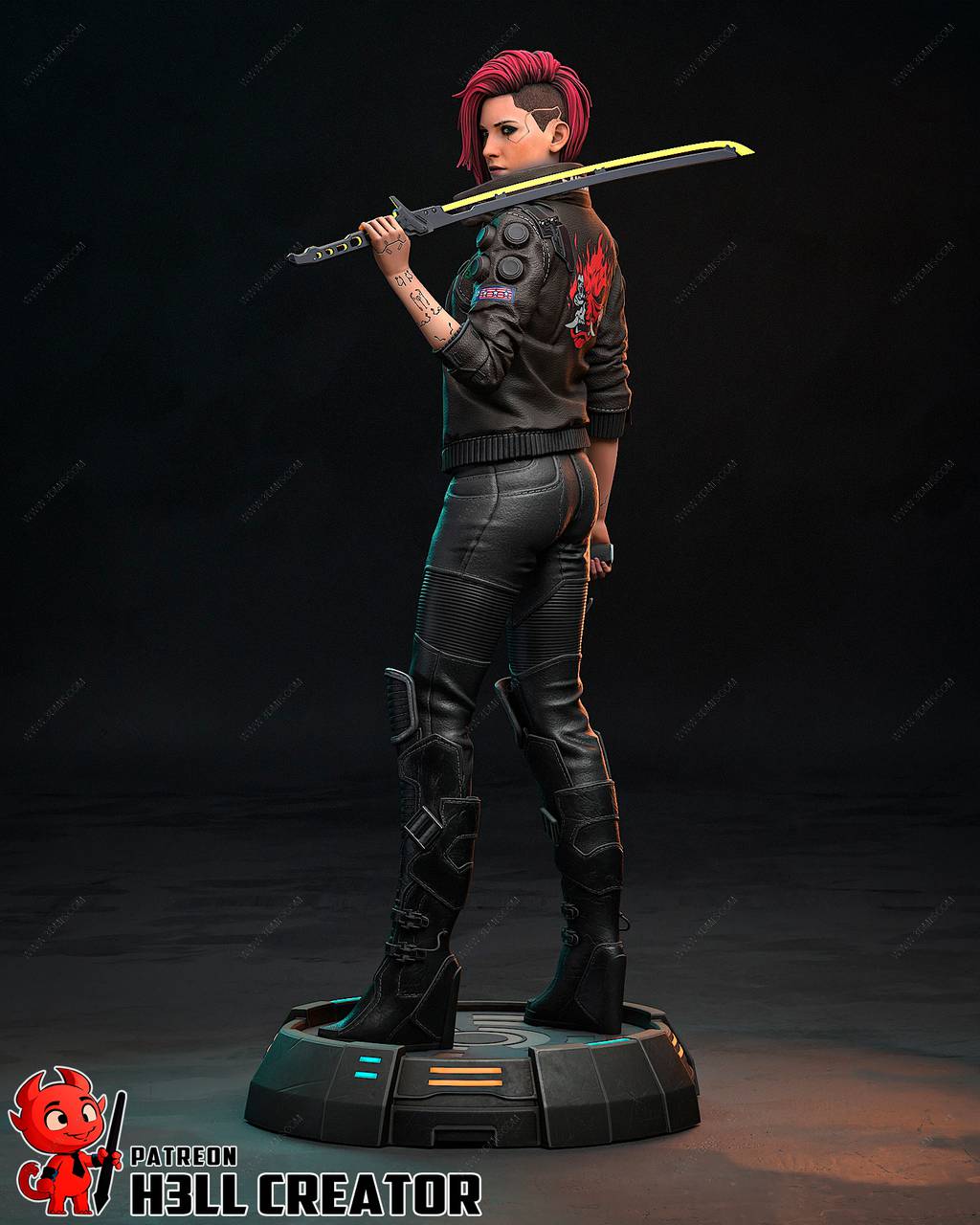 P站图纸印象馆 H3LL 赛博朋克 雇佣兵 H3LL 赛博朋克 雇佣兵