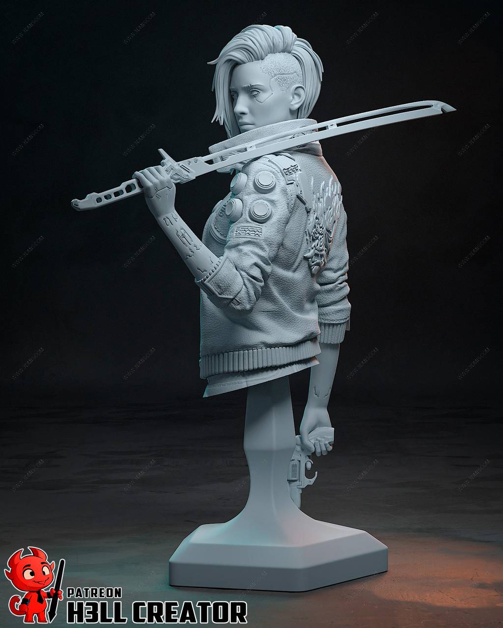 P站图纸印象馆 H3LL 赛博朋克 雇佣兵 H3LL 赛博朋克 雇佣兵