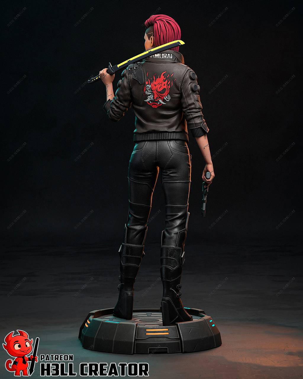 P站图纸印象馆 H3LL 赛博朋克 雇佣兵 H3LL 赛博朋克 雇佣兵