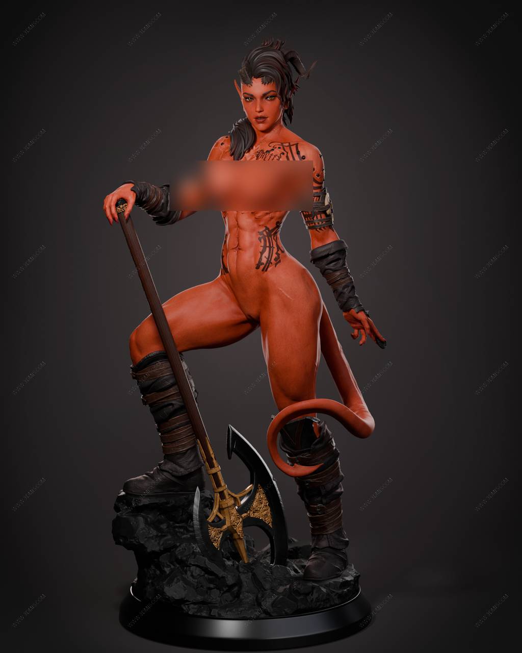 P站图纸印象馆 ABE3D 博德之门 卡菈克 ABE3D 博德之门 卡菈克