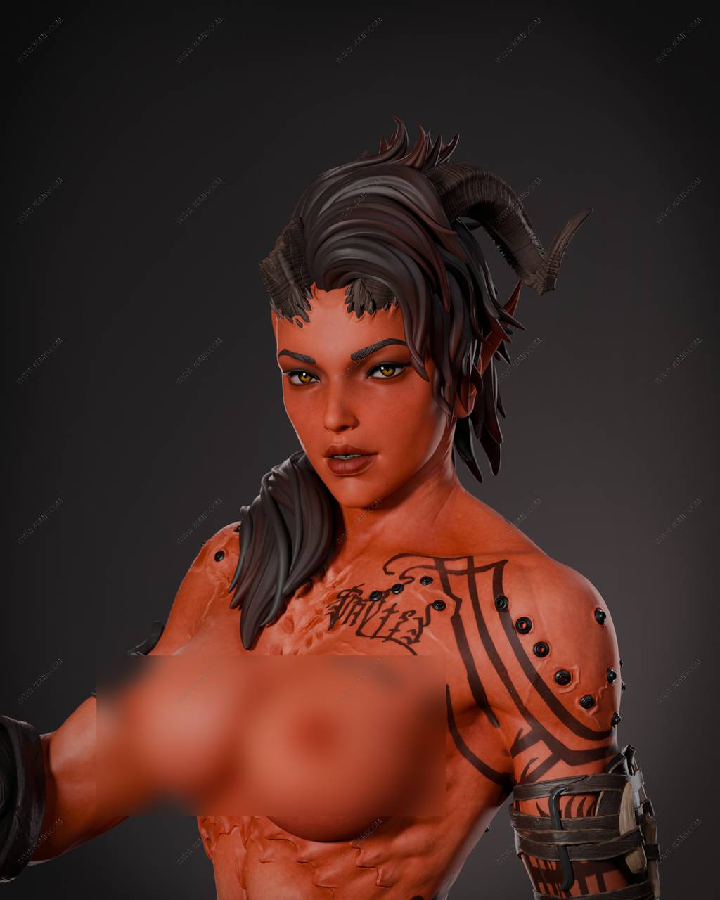 P站图纸印象馆 ABE3D 博德之门 卡菈克 ABE3D 博德之门 卡菈克