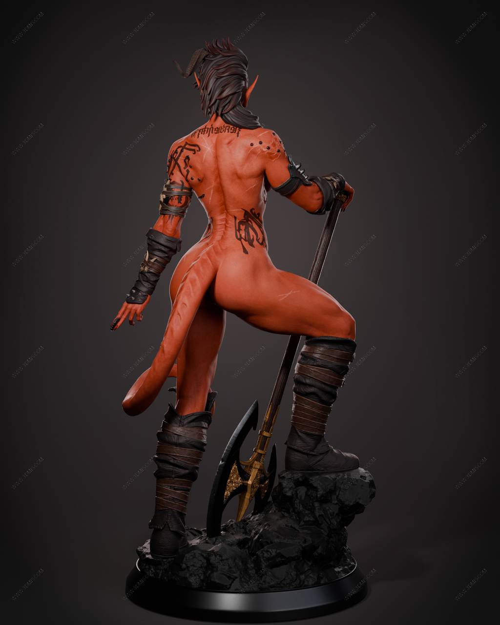 P站图纸印象馆 ABE3D 博德之门 卡菈克 ABE3D 博德之门 卡菈克