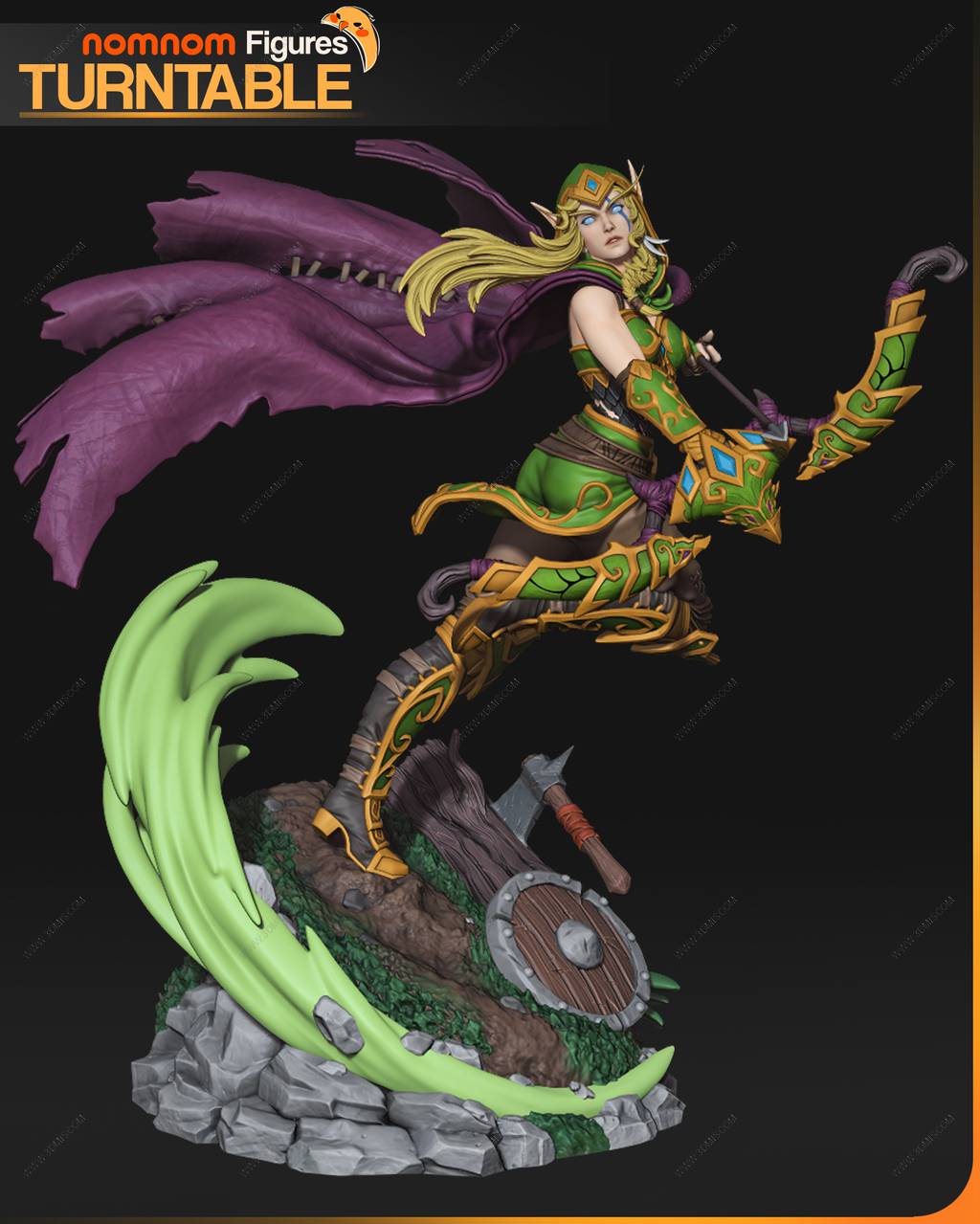 P站图纸印象馆 NomNom 魔兽争霸 奥蕾莉亚·风行者 NomNom 魔兽争霸 奥蕾莉亚·风行者