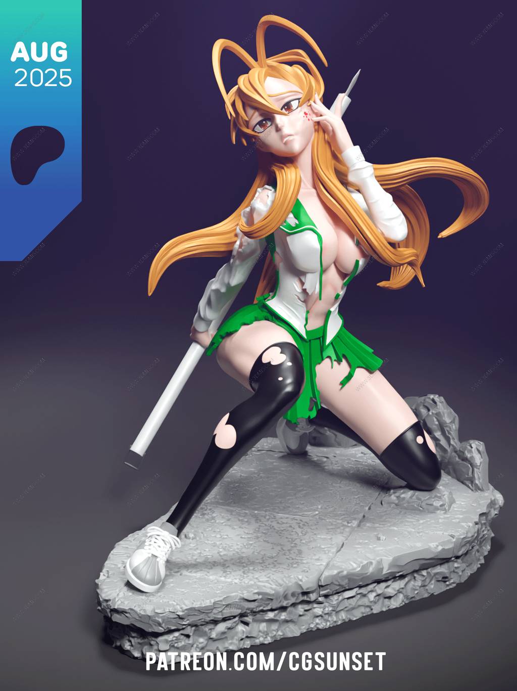 P站图纸印象馆 学园默示录 宫本丽 学园默示录 宫本丽