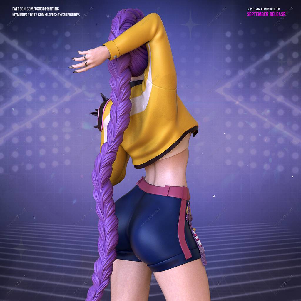 P站图纸印象馆 OXO3D 猎魔女团 鲁米 OXO3D 猎魔女团 鲁米