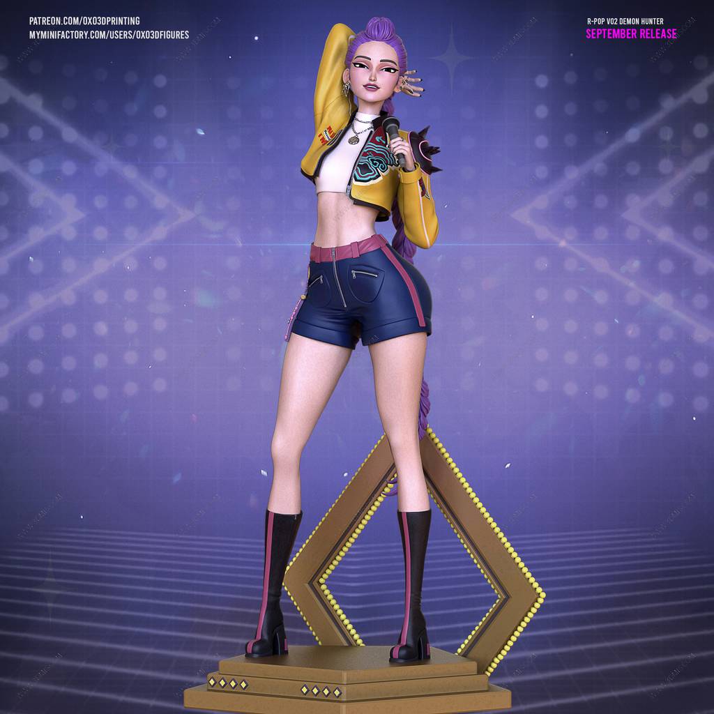 P站图纸印象馆 OXO3D 猎魔女团 鲁米 OXO3D 猎魔女团 鲁米