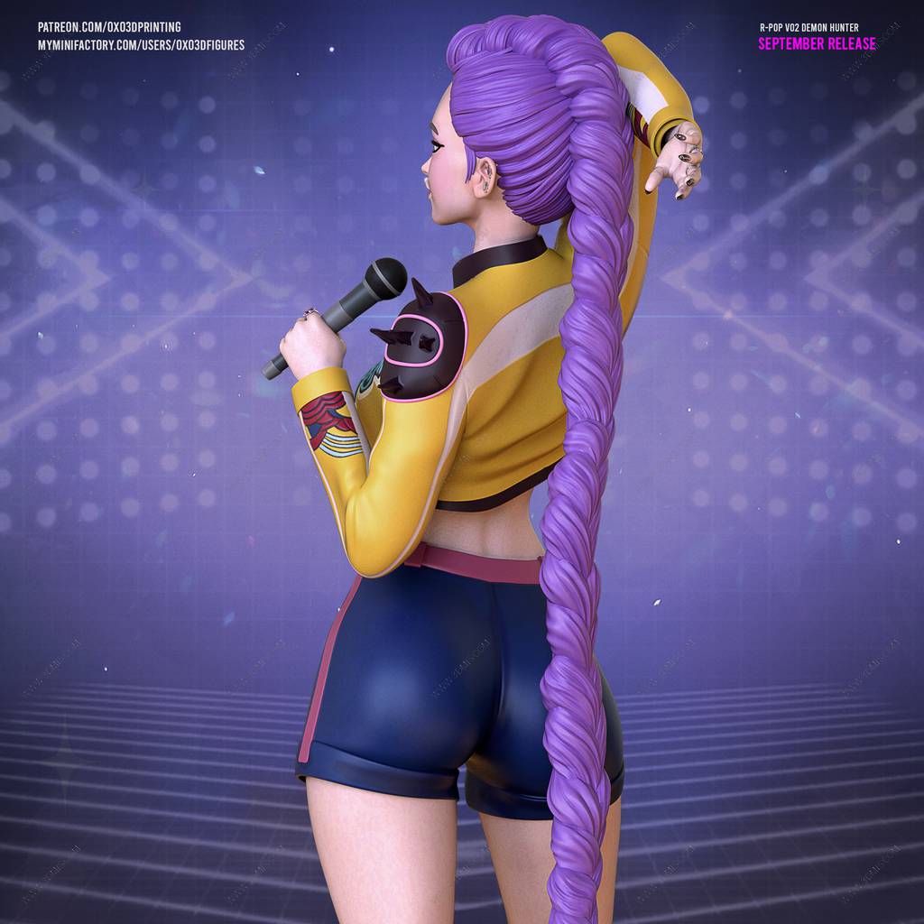 P站图纸印象馆 OXO3D 猎魔女团 鲁米 OXO3D 猎魔女团 鲁米