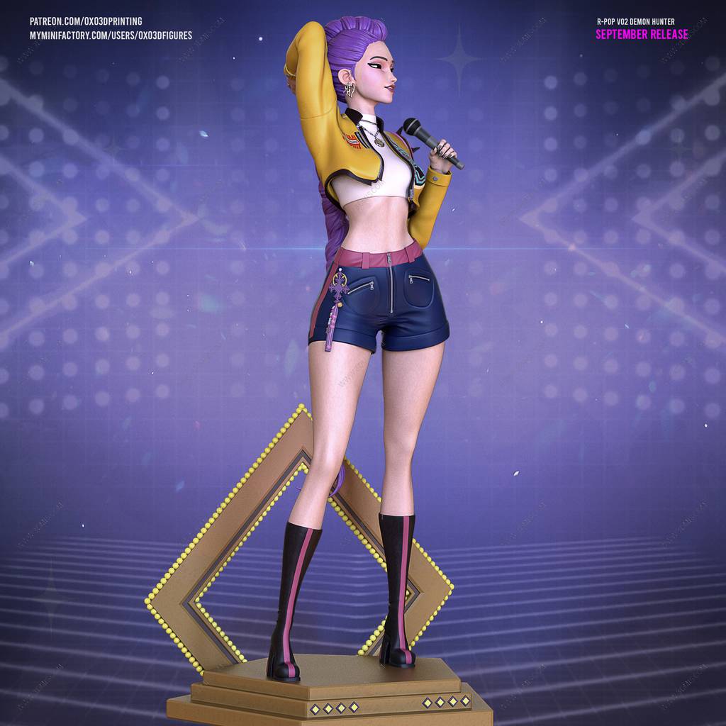 P站图纸印象馆 OXO3D 猎魔女团 鲁米 OXO3D 猎魔女团 鲁米