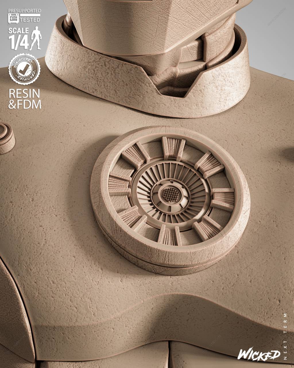 P站图纸印象馆 3DWicked 漫威 钢铁侠 3DWicked 漫威 钢铁侠