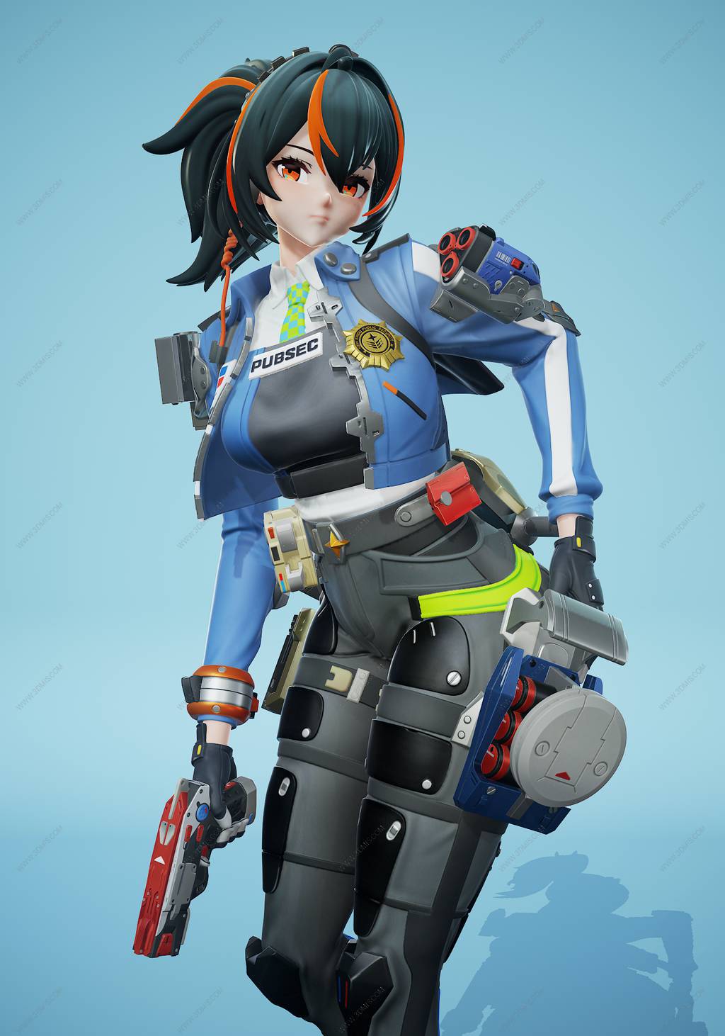 P站图纸印象馆 Rubim 绝区零 朱鸢 Rubim 绝区零 朱鸢