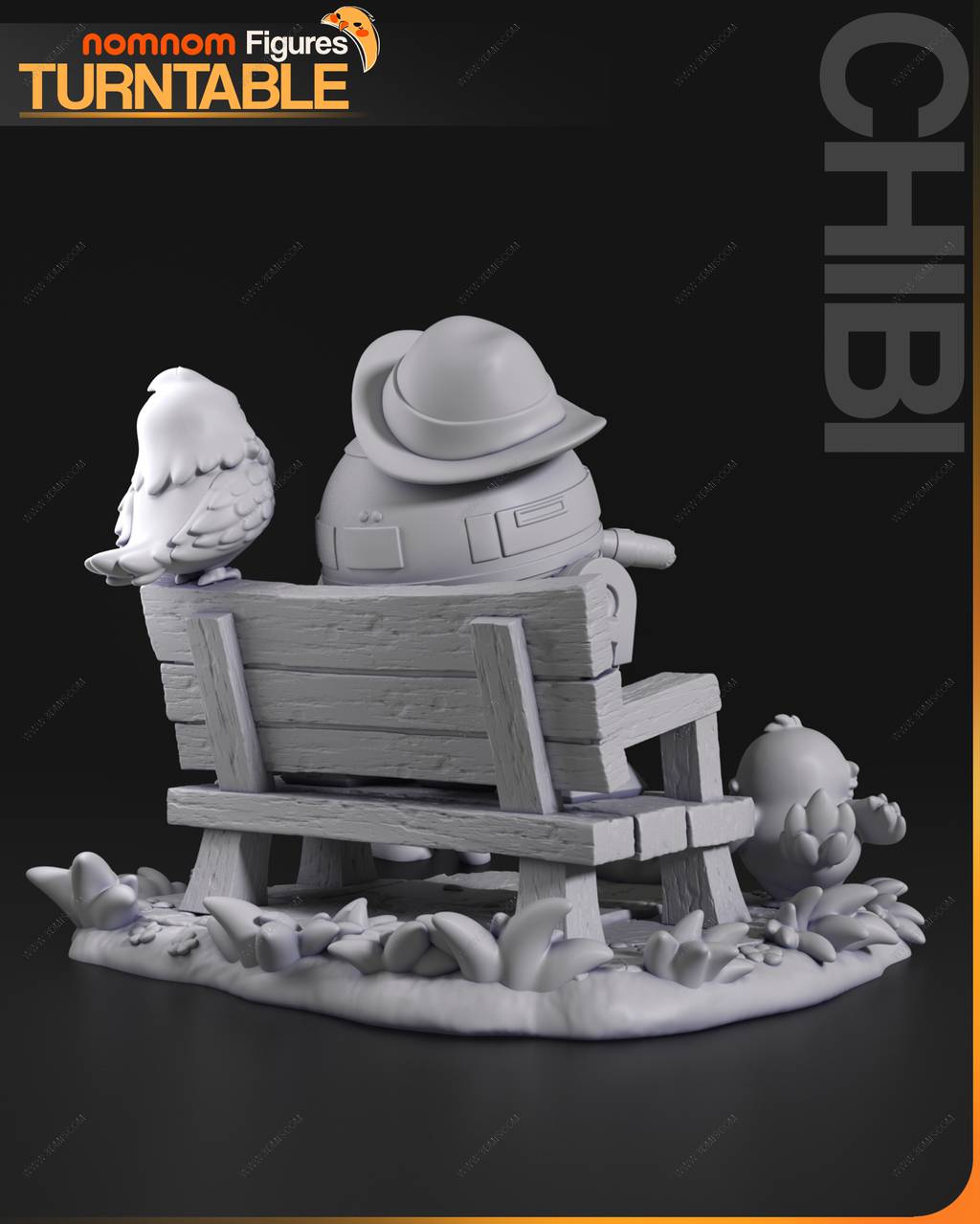 P站图纸印象馆 NomNom 星球大战 机器人R2D2 NomNom 星球大战 机器人R2D2