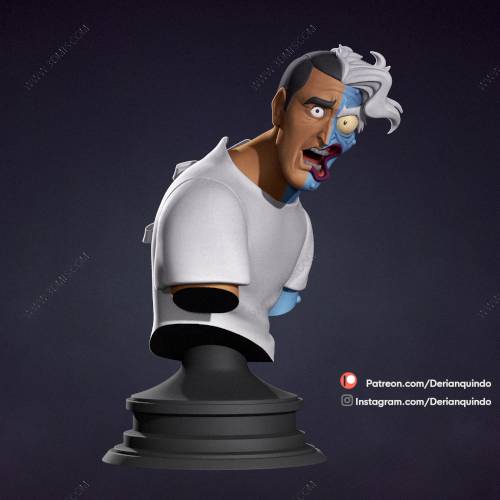 P站图纸印象馆 DC漫画 双面人 DC漫画 双面人