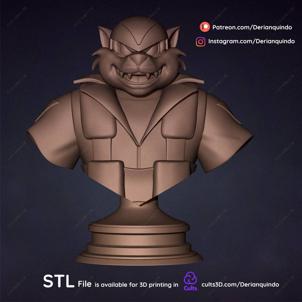 P站图纸印象馆 霹雳特警猫 T-Bone 霹雳特警猫 T-Bone