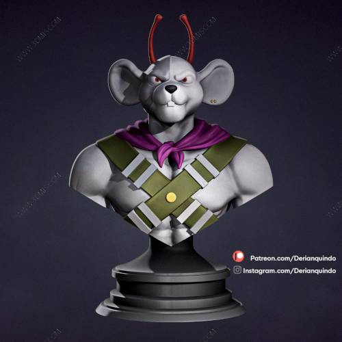 P站图纸印象馆 火星鼠骑士 维尼 火星鼠骑士 维尼