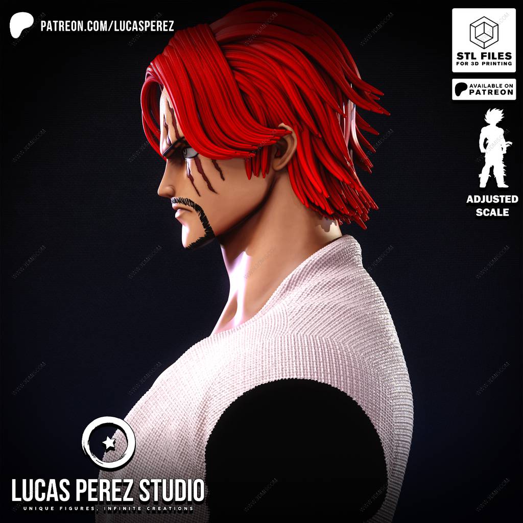 P站图纸印象馆 Lucas Perez 海贼王 香克斯 Lucas Perez 海贼王 香克斯