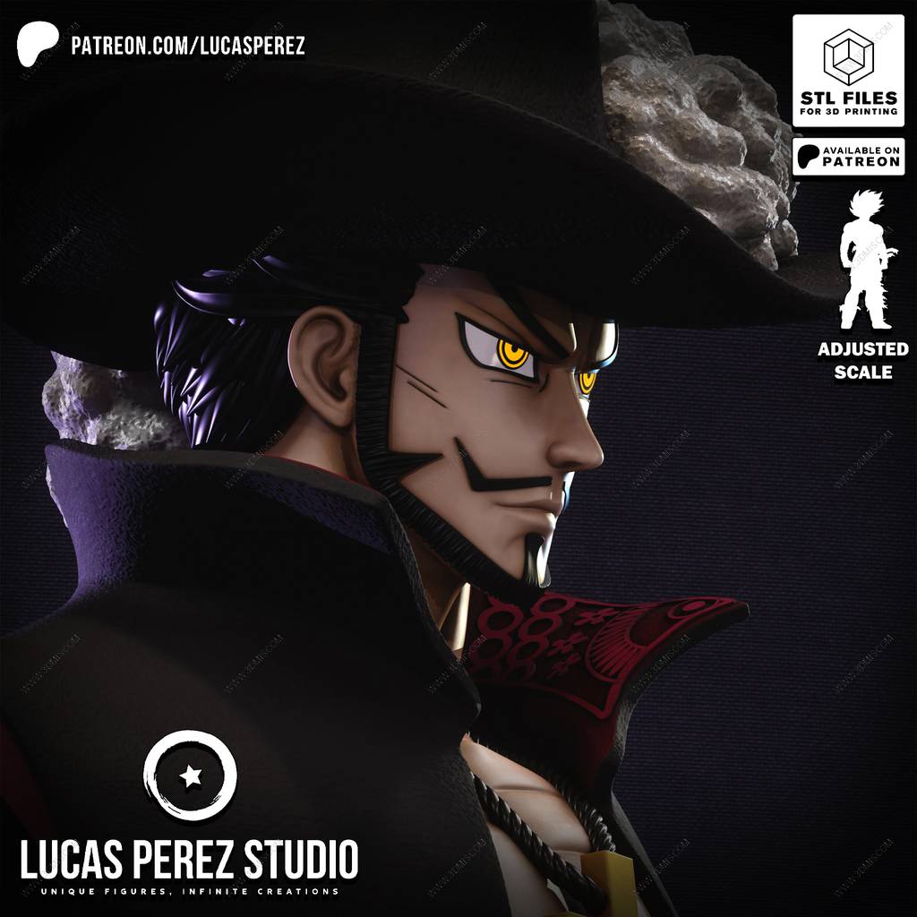 P站图纸印象馆 Lucas Perez 海贼王 鹰眼 Lucas Perez 海贼王 鹰眼