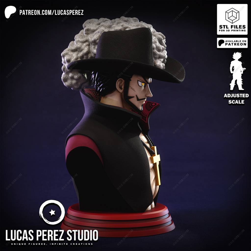 P站图纸印象馆 Lucas Perez 海贼王 鹰眼 Lucas Perez 海贼王 鹰眼