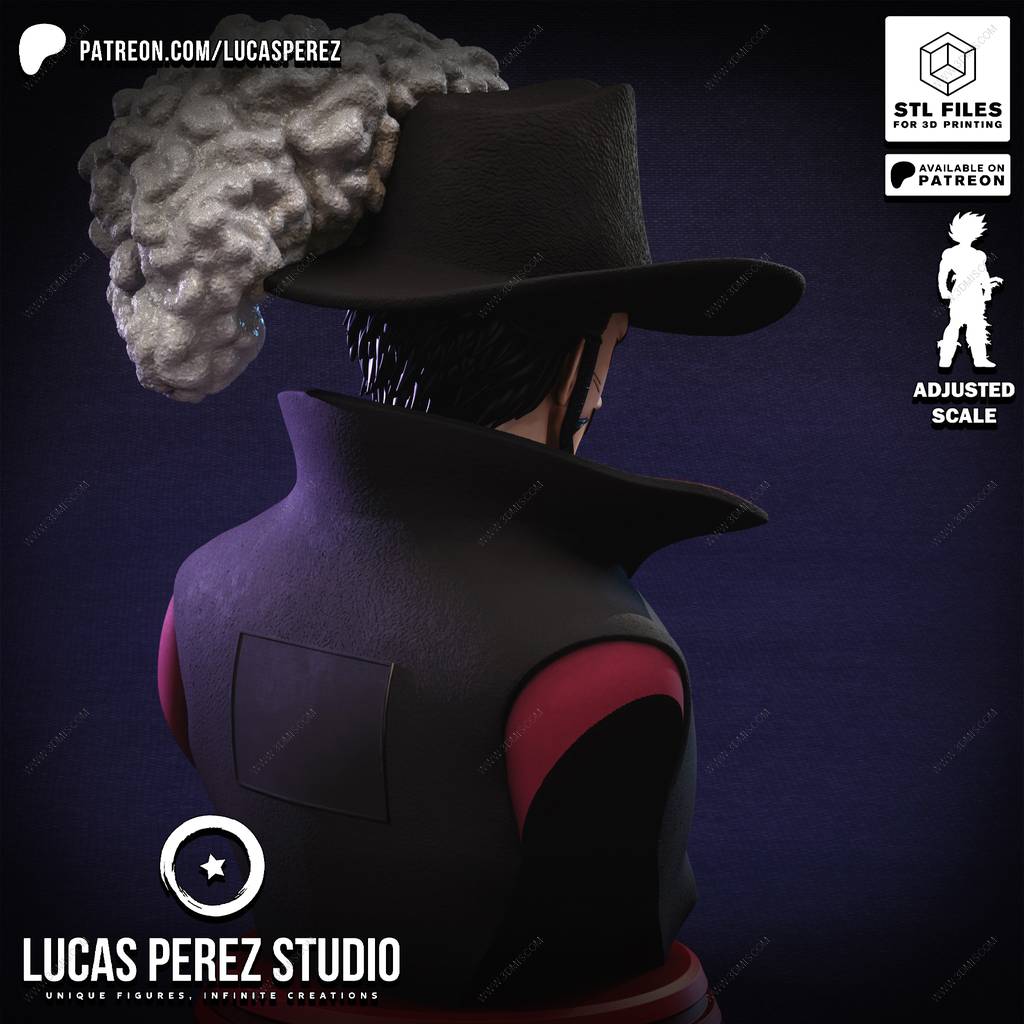 P站图纸印象馆 Lucas Perez 海贼王 鹰眼 Lucas Perez 海贼王 鹰眼