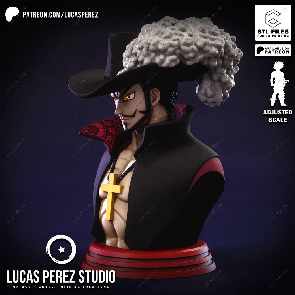P站图纸印象馆 Lucas Perez 海贼王 鹰眼 Lucas Perez 海贼王 鹰眼