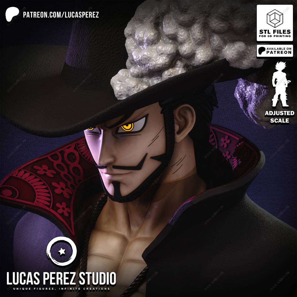 P站图纸印象馆 Lucas Perez 海贼王 鹰眼 Lucas Perez 海贼王 鹰眼