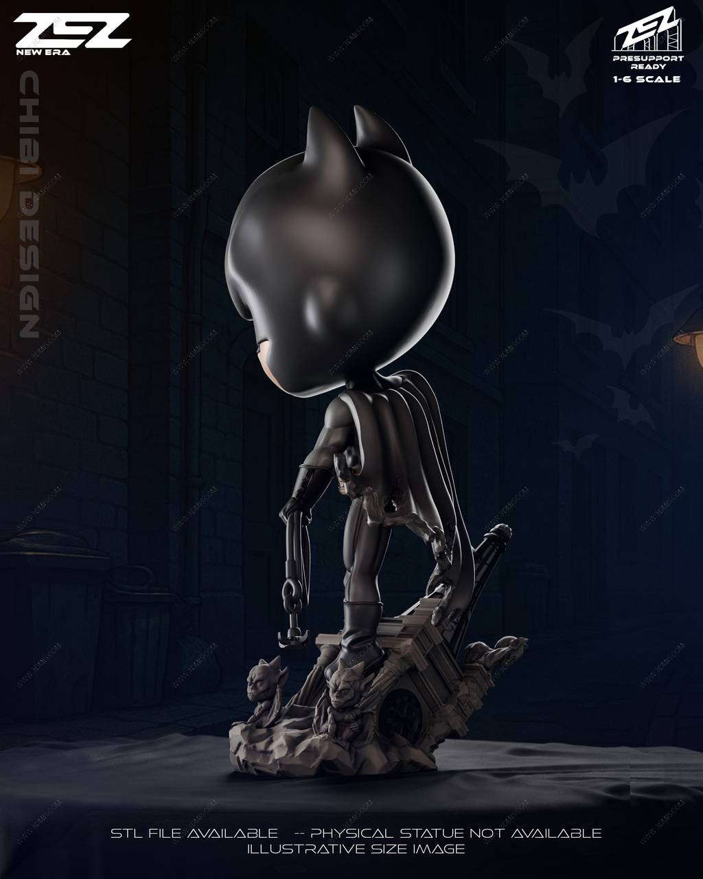 P站图纸印象馆 ZEZ STUDIOS DC漫画 蝙蝠侠 ZEZ STUDIOS DC漫画 蝙蝠侠