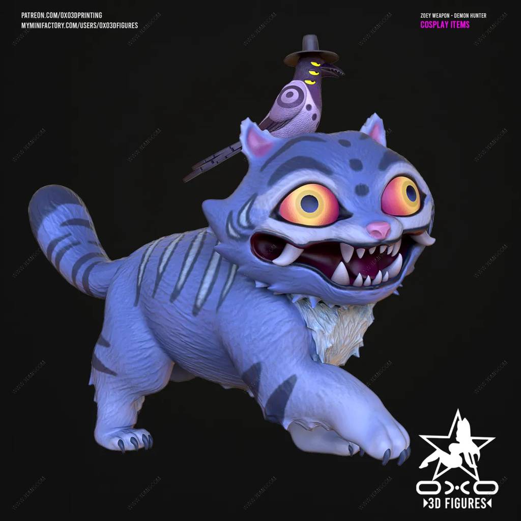 P站图纸印象馆 OXO3D 猎魔女团 玩偶鲁米 OXO3D 猎魔女团 玩偶鲁米