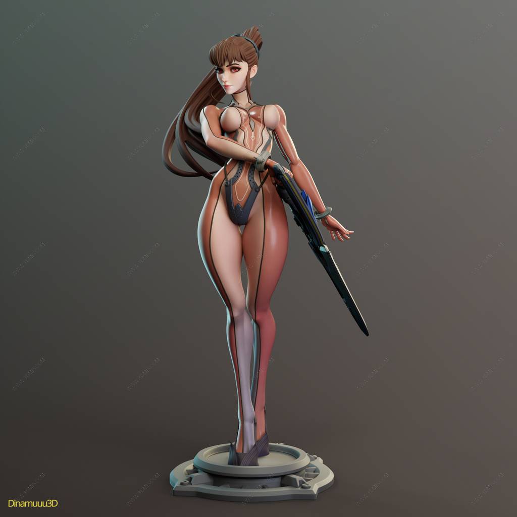 P站图纸印象馆 Dinamuuu 3D 剑星 伊芙 Dinamuuu 3D 剑星 伊芙