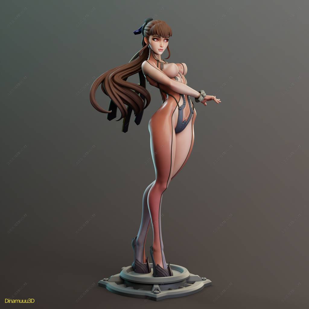 P站图纸印象馆 Dinamuuu 3D 剑星 伊芙 Dinamuuu 3D 剑星 伊芙