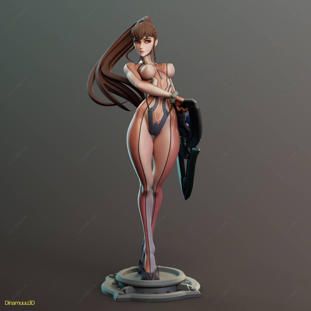 P站图纸印象馆 Dinamuuu 3D 剑星 伊芙 Dinamuuu 3D 剑星 伊芙