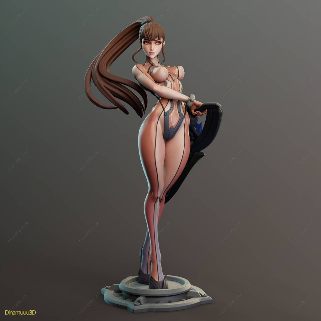 P站图纸印象馆 Dinamuuu 3D 剑星 伊芙 Dinamuuu 3D 剑星 伊芙