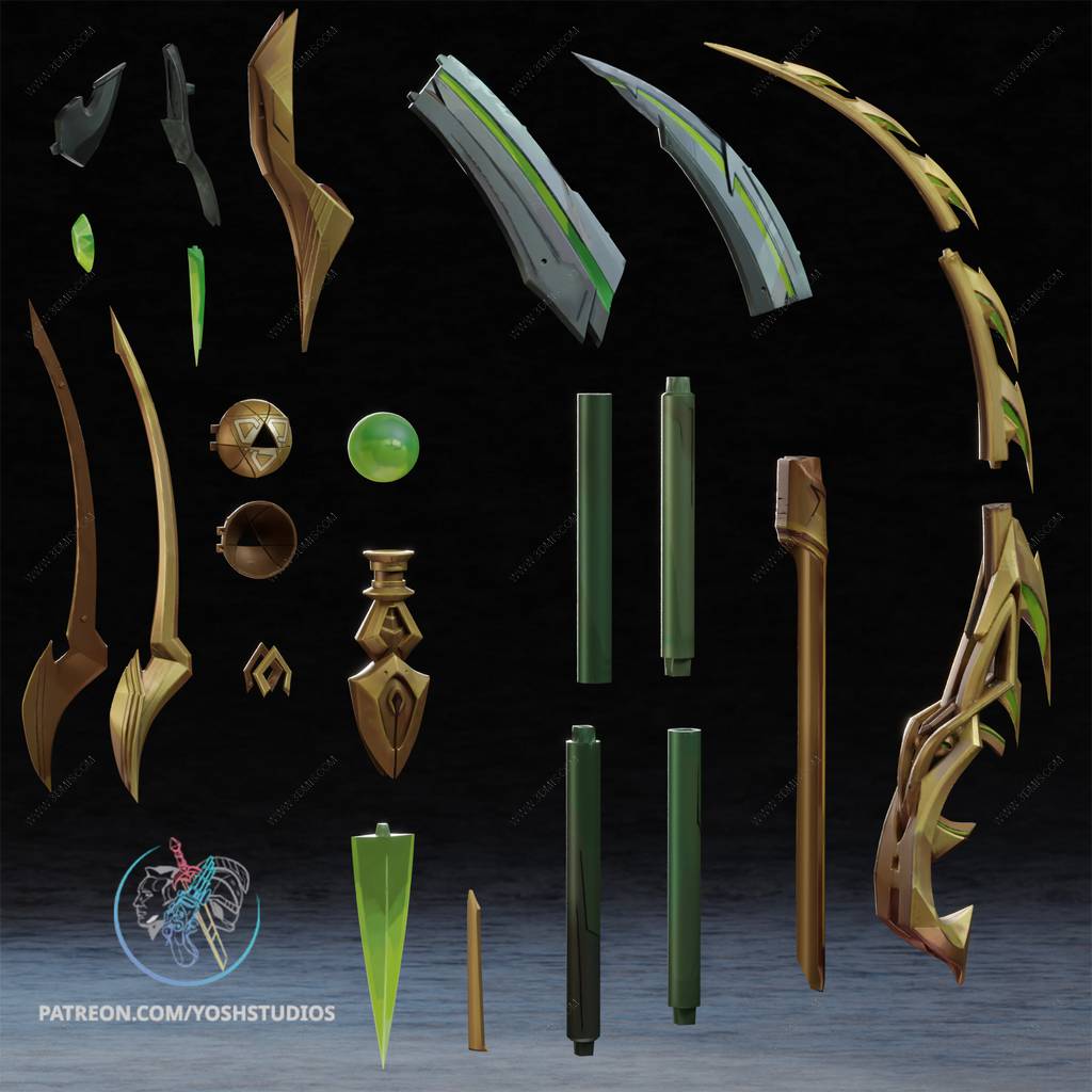 P站图纸印象馆 Yosh 漫威 洛基之杖 Yosh 漫威 洛基之杖