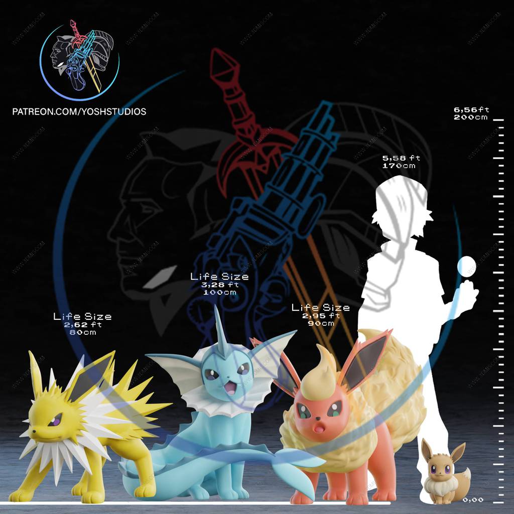 P站图纸印象馆 Yosh 精灵宝可梦 火伊布 Yosh 精灵宝可梦 火伊布