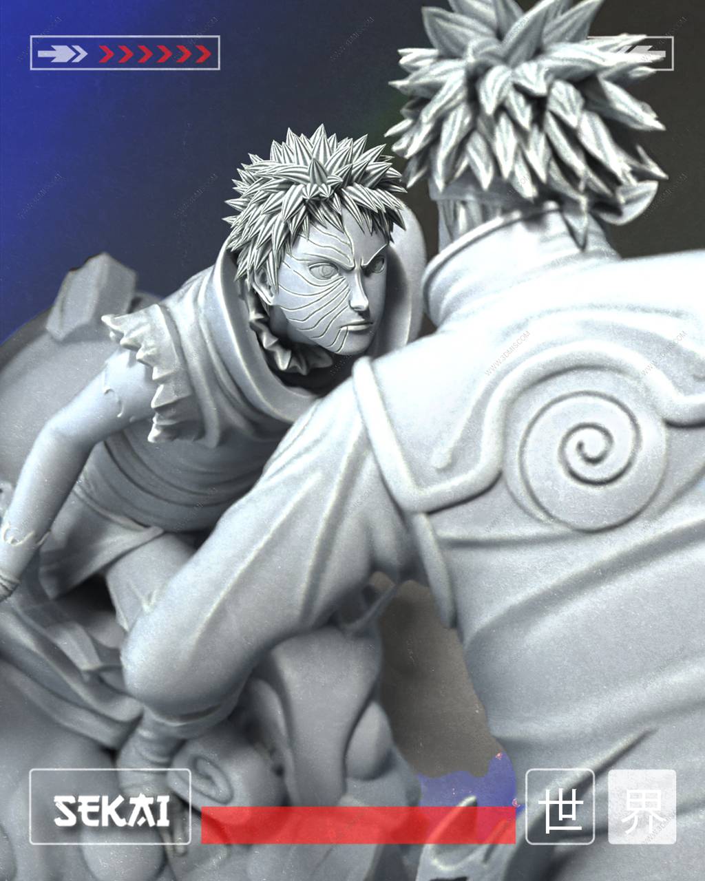 P站图纸印象馆 Sekai 火影忍者 卡卡西VS带土 Sekai 火影忍者 卡卡西VS带土