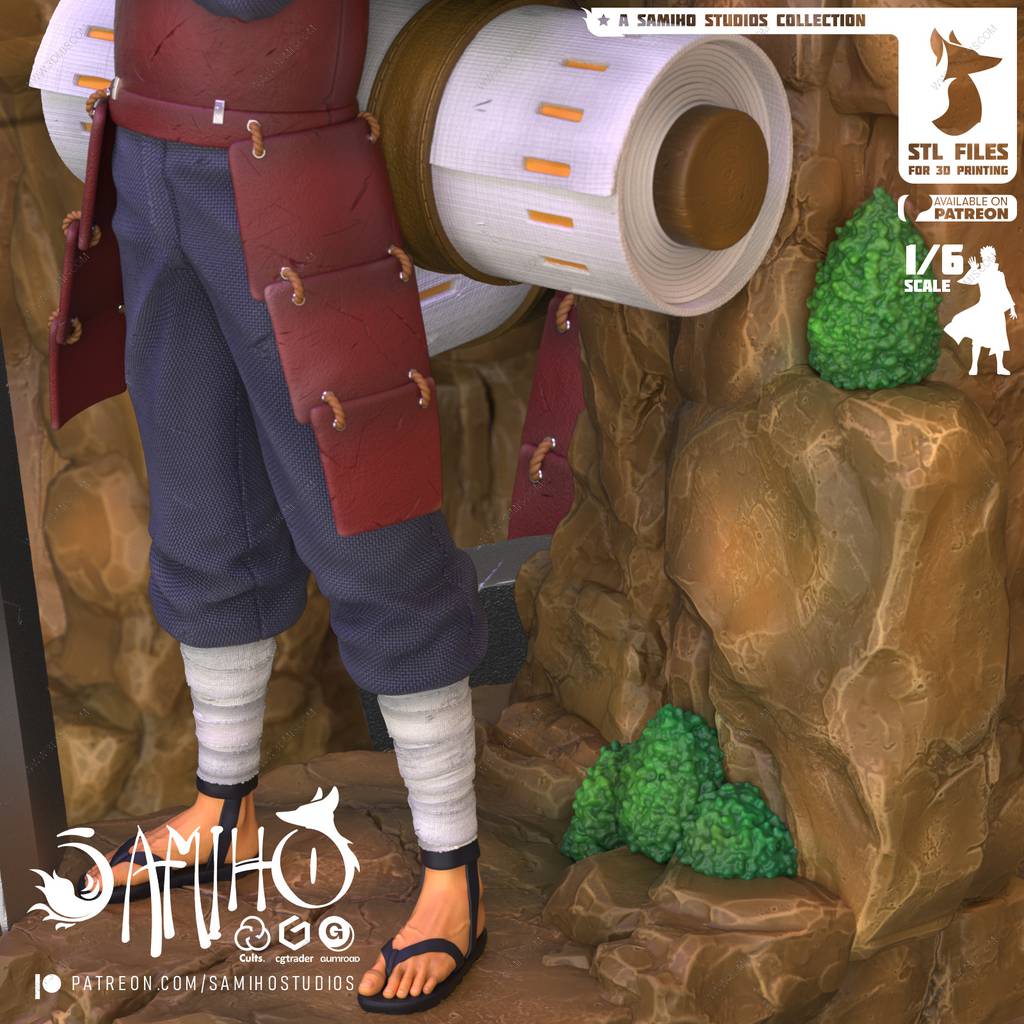 P站图纸印象馆 Samiho 火影忍者 千手柱间 Samiho 火影忍者 千手柱间