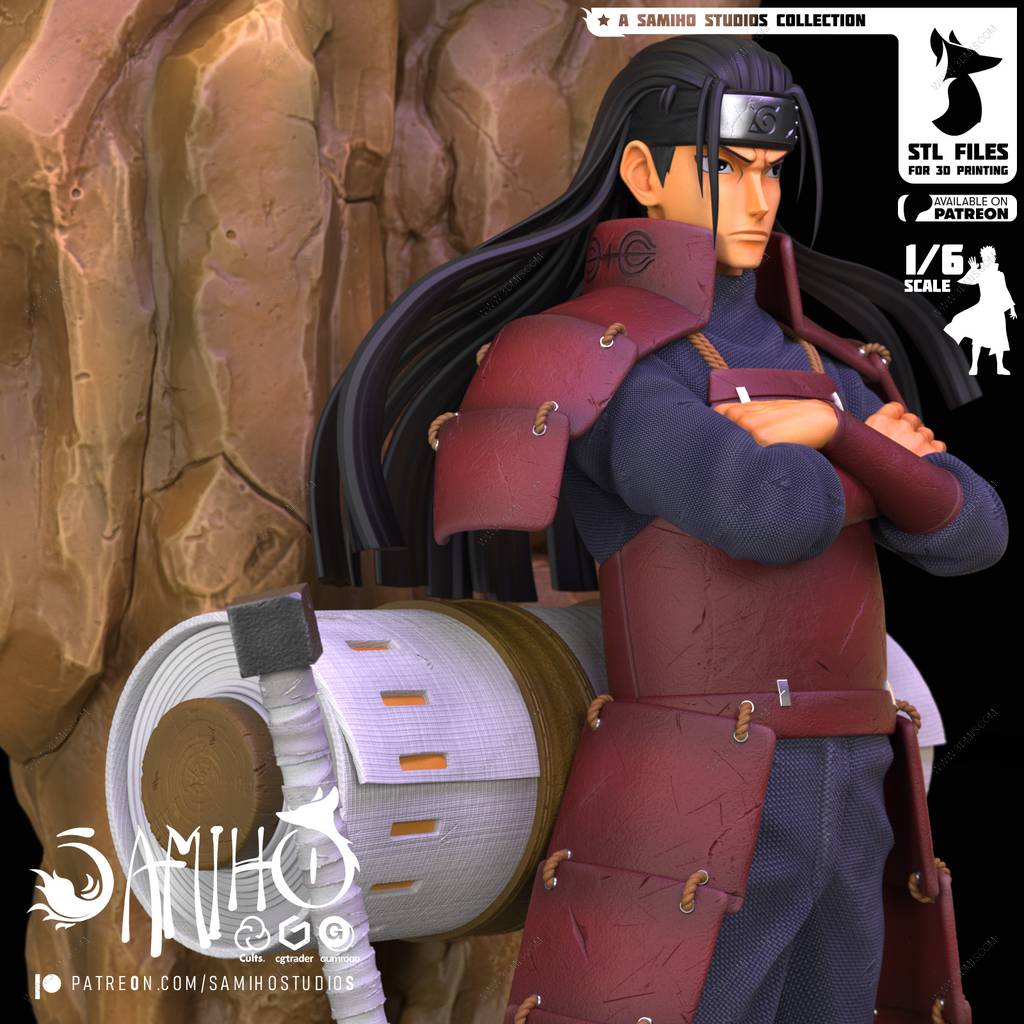 P站图纸印象馆 Samiho 火影忍者 千手柱间 Samiho 火影忍者 千手柱间