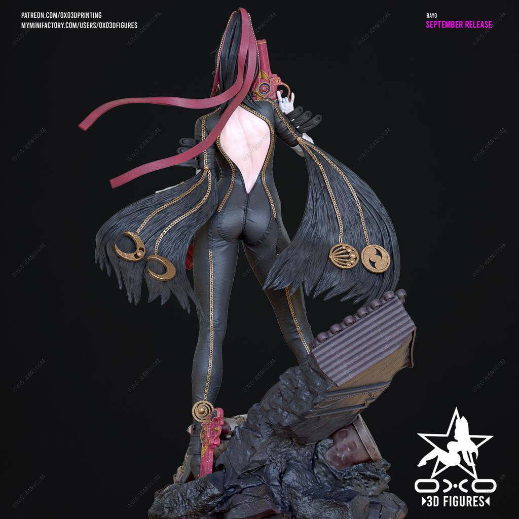 P站图纸印象馆 OXO3D 猎天使魔女 贝优妮塔 OXO3D 猎天使魔女 贝优妮塔