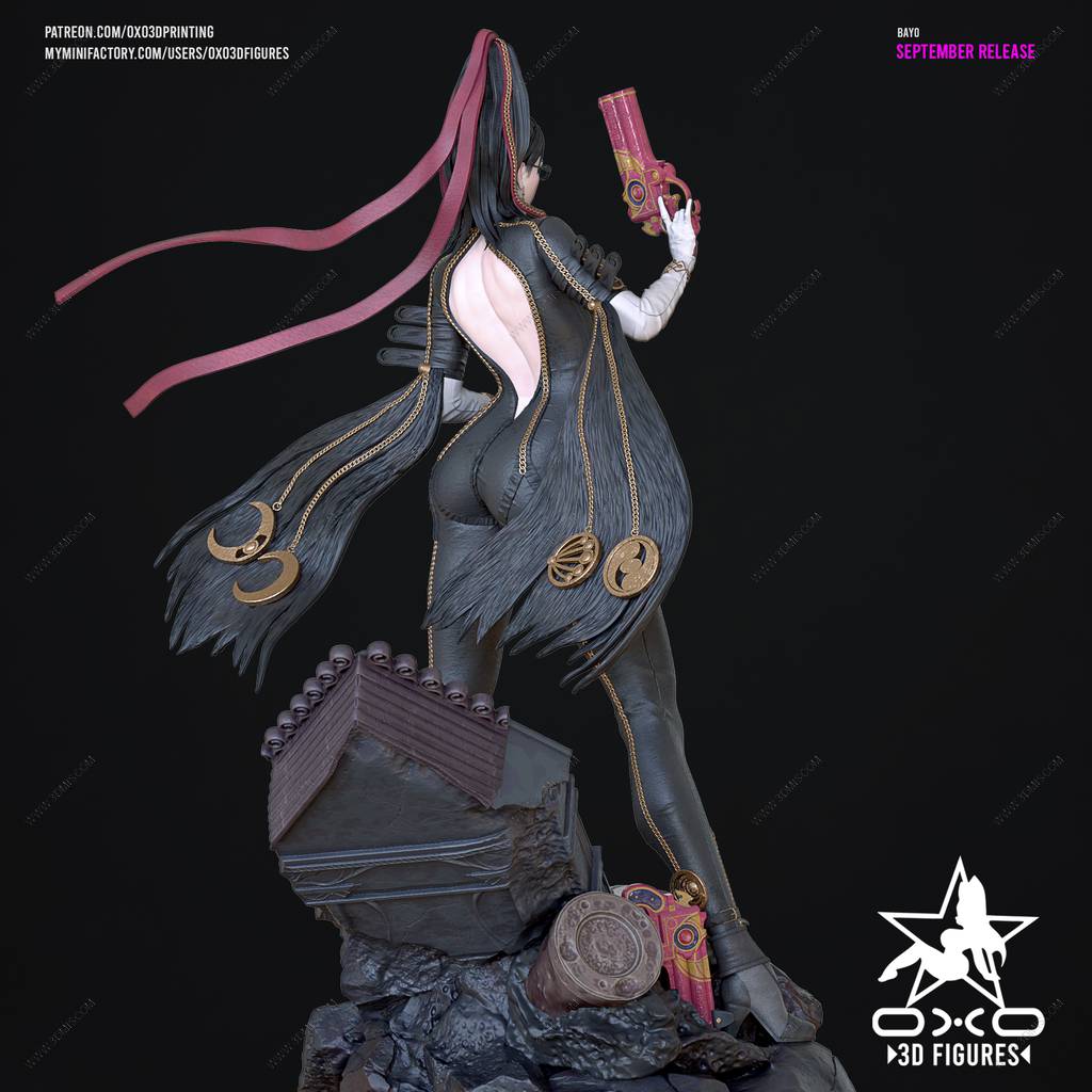 P站图纸印象馆 OXO3D 猎天使魔女 贝优妮塔 OXO3D 猎天使魔女 贝优妮塔