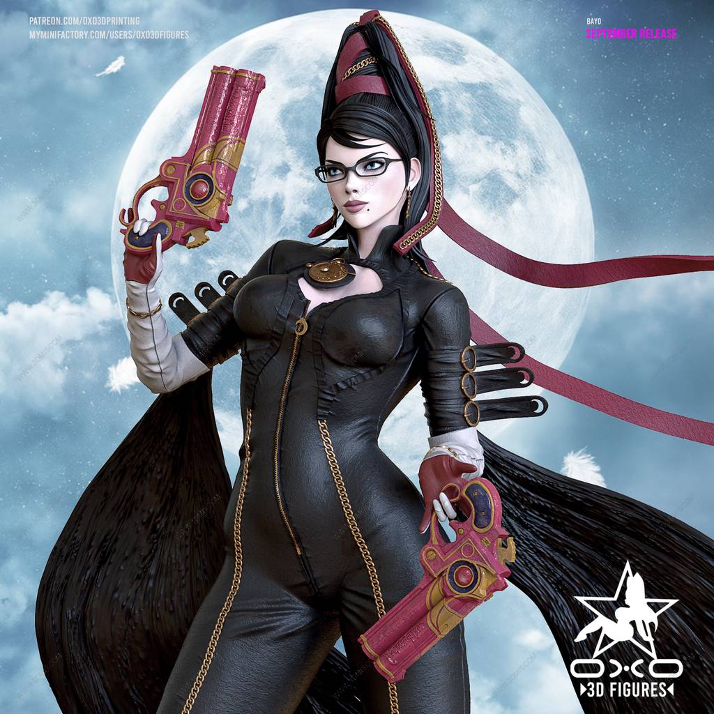 P站图纸印象馆 OXO3D 猎天使魔女 贝优妮塔 OXO3D 猎天使魔女 贝优妮塔