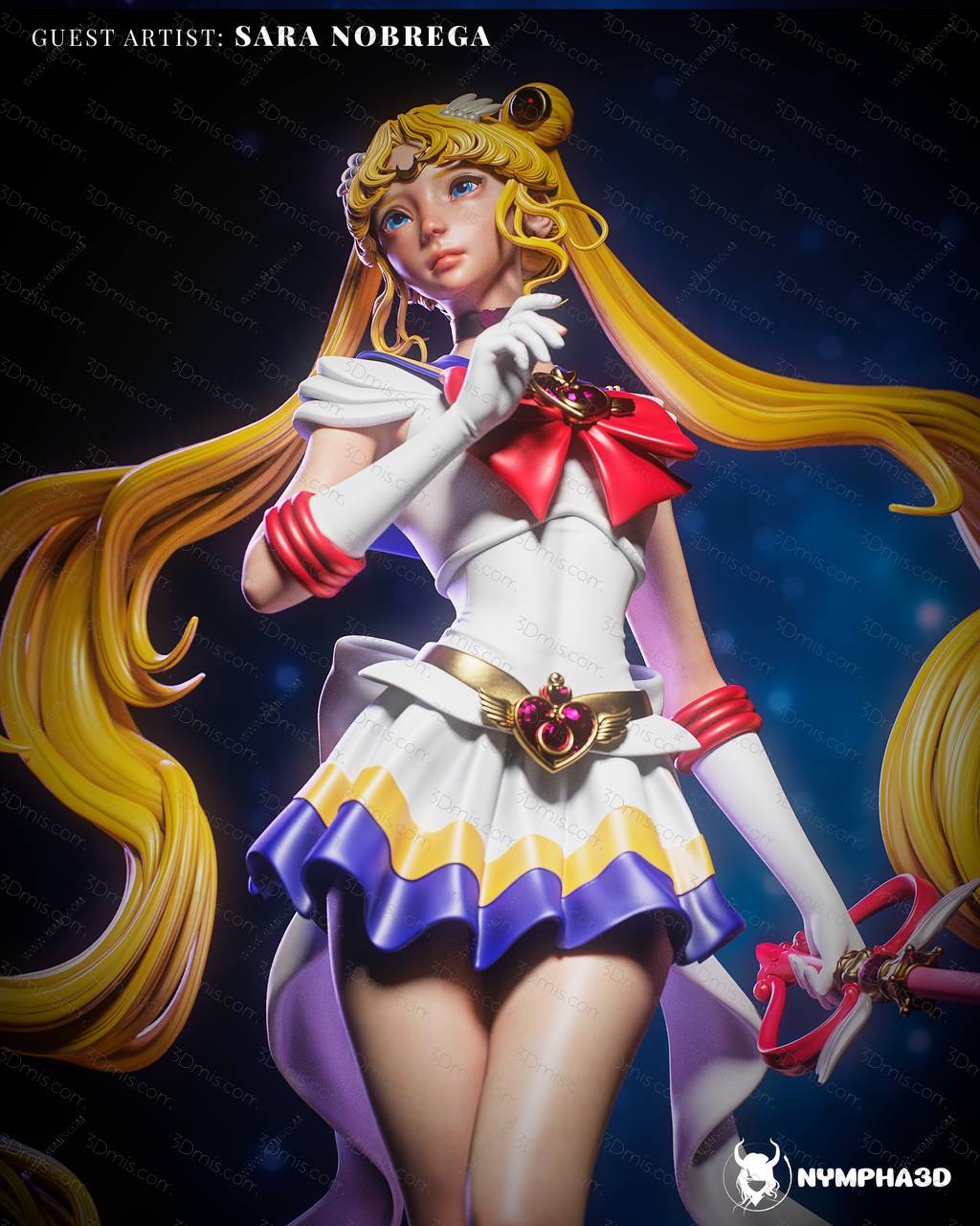 P站图纸印象馆 NYMPHA 3D 美少女战士 月野兔 NYMPHA 3D 美少女战士 月野兔