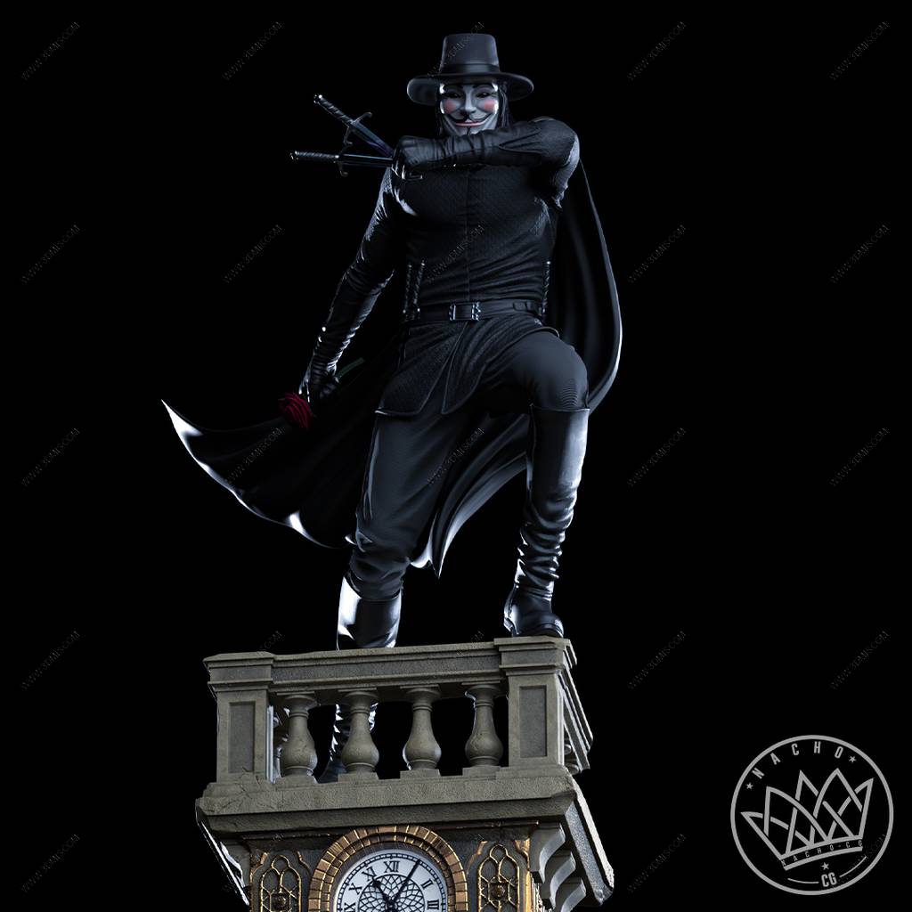 P站图纸印象馆 Nacho CG V字仇杀队 V Nacho CG V字仇杀队 V