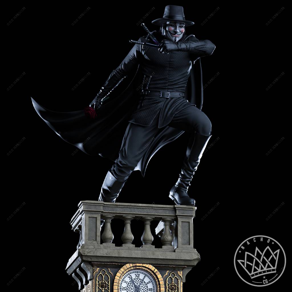 P站图纸印象馆 Nacho CG V字仇杀队 V Nacho CG V字仇杀队 V