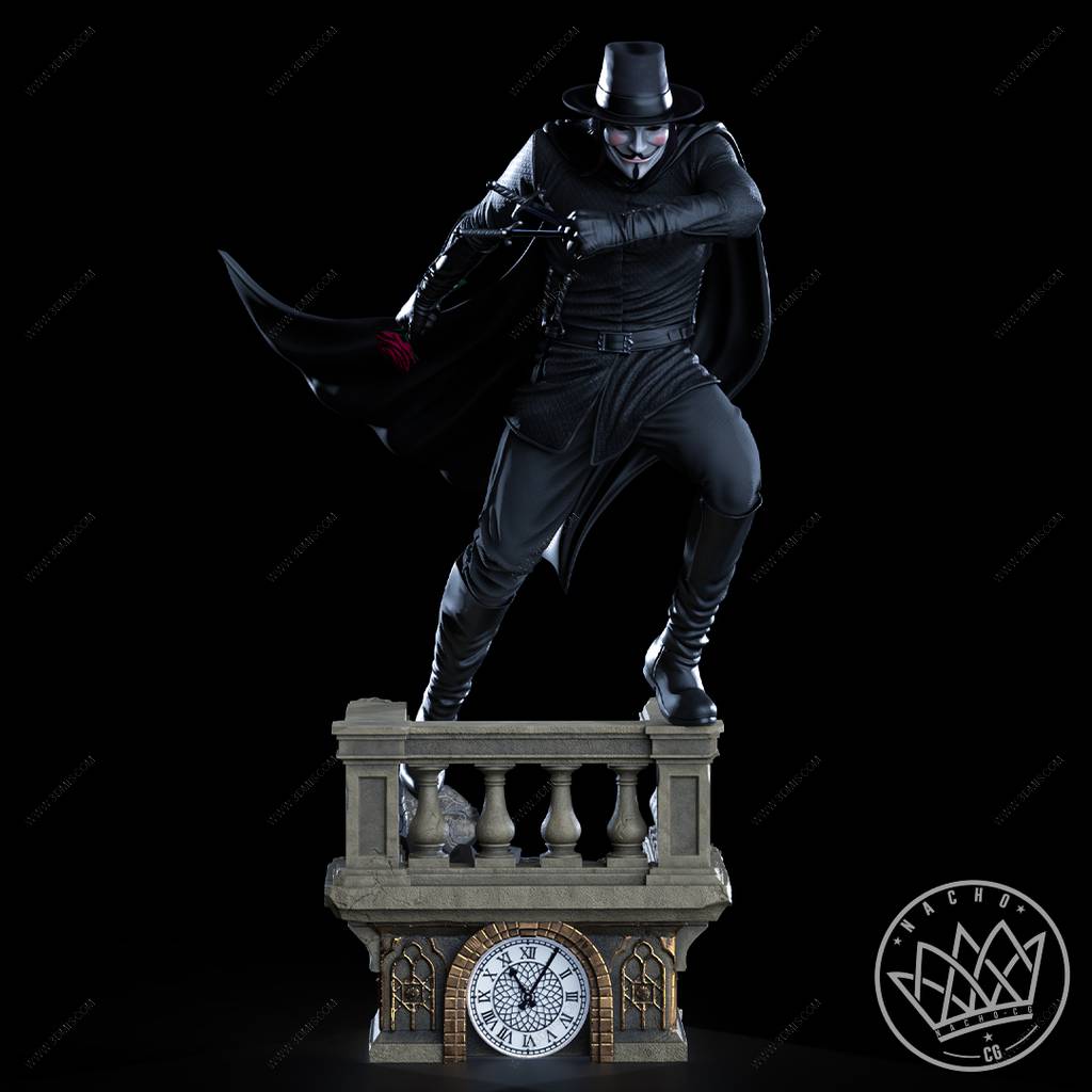 P站图纸印象馆 Nacho CG V字仇杀队 V Nacho CG V字仇杀队 V