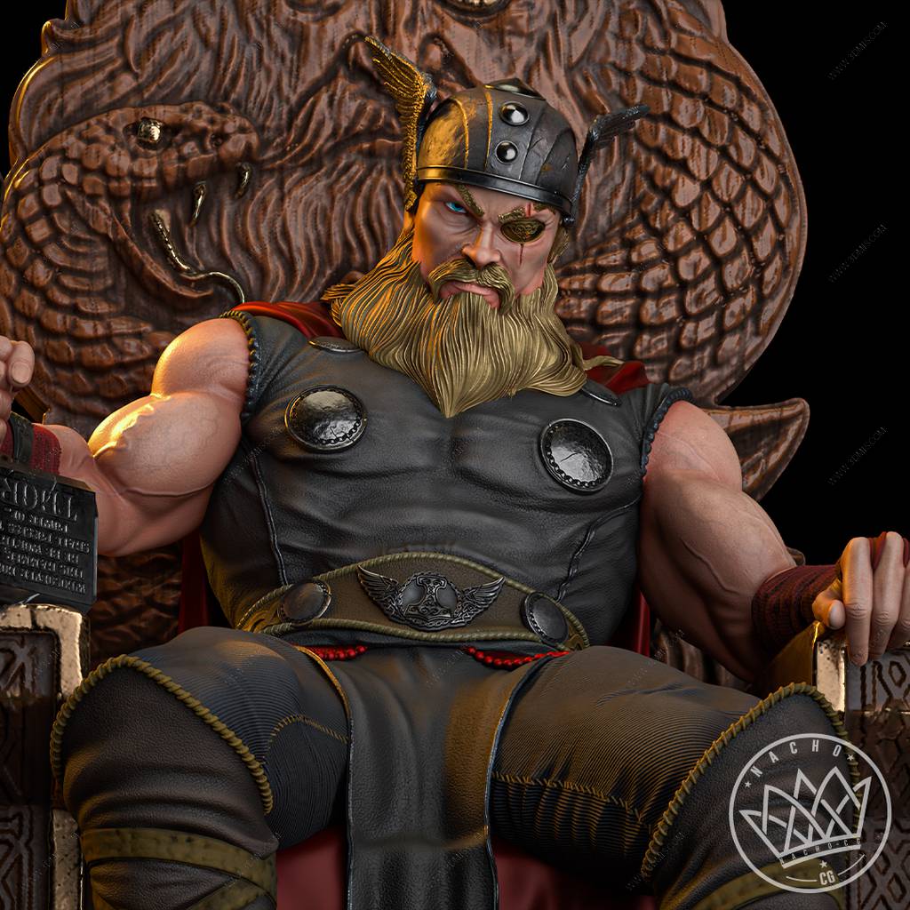 P站图纸印象馆 Nacho CG 雷神托尔 托尔 Nacho CG 雷神托尔 托尔