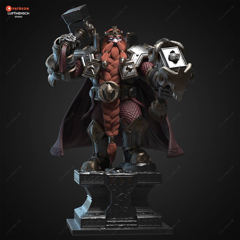 P站图纸印象馆 LuftMensch 魔兽世界 麦格尼·铜须 LuftMensch 魔兽世界 麦格尼·铜须